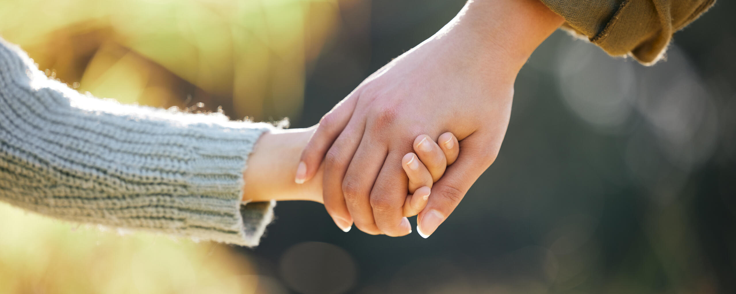 close up picture of a child's hand in an adult hand